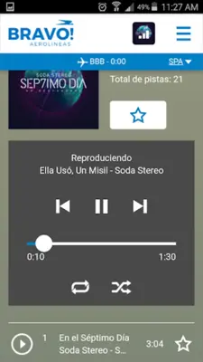 Bravo Aerolíneas android App screenshot 1